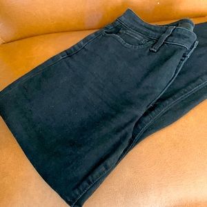 Joe’s Jeans- size 27 black with lace ripped knees